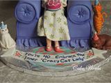 Crazy 40th Birthday Ideas 40th Birthday Quot Crazy Cat Lady Quot Cakecentral Com
