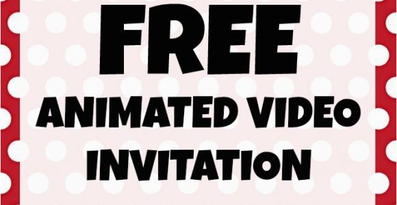 Create Birthday Invitation Video How to Make A Free Animated Video Invitation Mad In Crafts