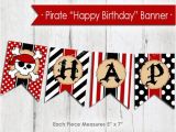 Create Happy Birthday Banner Online Free Pirate Happy Birthday Banner Instant Download
