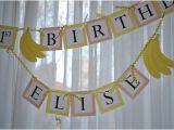 Create Happy Birthday Banner Online Happy 1st Birthday Banner Free Printable Hanging Sign