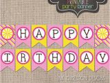 Create Happy Birthday Banner Online Sunshine Happy Birthday Banner Instant by Inkobsessiondesigns