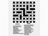 Crossword Birthday Card Crossword Greeting Card Zazzle