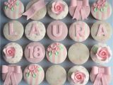 Cupcakes for 18th Birthday Girl Little Paper Cakes Shabby Chic Vintage 18th Birthday Cupcakes