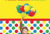 Curious George 1st Birthday Invitations Unique Ideas for Curious George Birthday Invitations