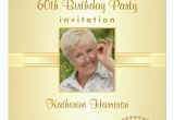 Custom 60th Birthday Invitations 60th Birthday Party Custom Photo Invitations Zazzle