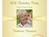 Custom 60th Birthday Invitations 60th Birthday Party Custom Photo Invitations Zazzle