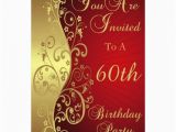Custom 60th Birthday Invitations 60th Birthday Party Personalized Invitation Zazzle