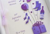 Custom Birthday Cards Uk 50th Birthday Card for Women Personalised Handmade Gift