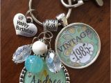 Custom Birthday Gifts for Her Birthday Gift for Her Personalized Vintage Necklace or Key