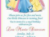 Custom Disney Princess Birthday Invitations 12 Custom Disney Princesses Invitations Style 1 Ebay