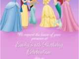 Custom Disney Princess Birthday Invitations Personalized Photo Invitations Cmartistry Personalized