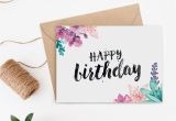 Custom Made Birthday Cards Printable Printable Birthday Card for Her