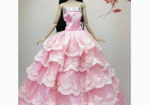 Custom Made Birthday Dresses Pink Handmade Fashion Wedding Gown Dresses Party for
