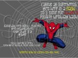 Custom Spiderman Birthday Invitations Custom Printable Spiderman Birthday Party by