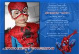 Custom Spiderman Birthday Invitations Free Personalized Spiderman Birthday Invitations