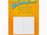 Customize Your Own Birthday Card Birthday Card Make Your Own Zazzle