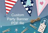 Customized Birthday Decorations Custom Party Banner Personalized Party Decorations for