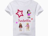 Customized Birthday Girl Shirts Custom T Shirts Personalized Shirts American Girl