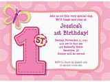 Customized First Birthday Invitations 1st Birthday Girl Personalized Invitation Each Bargain