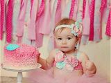Cute 1st Birthday Girl Outfits Smash Cake Love these Colors for Baby Party Photography