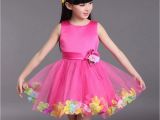 Cute Birthday Dresses for Girls Flowers Girl Dresses for Girls Summer Petals Party
