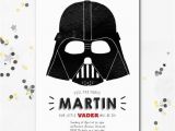 Darth Vader Birthday Invitations Darth Vader Invitation Star Wars Party Invite Darth Vader