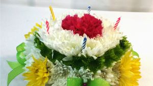 Deliver Birthday Flowers Same Day Delivery Birthday Flower Cake Green and Yellow