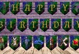 Descendants Happy Birthday Banner Disney Descendants Happy Birthday Banner