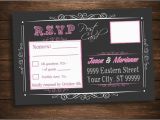 Digital Invitation Card for Birthday Baby Shower Girl Wedding Bridal Birthday Pink Rsvp Post