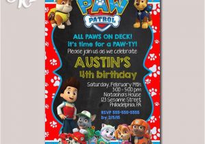 Digital Invitation Card for Birthday Best 20 Paw Patrol Birthday Card Ideas On Pinterest