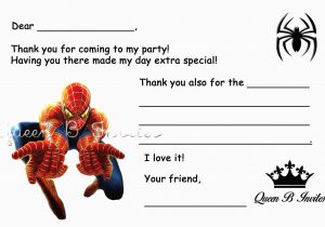 Digital Invitation Card for Birthday Spiderman Birthday Party Invitation Digital File Free