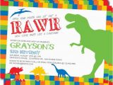 Dinosaur Birthday Party Invitation Wording Dinosaur Printable Invitation Birthday Party Diy T