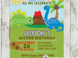 Dinosaurs Invitation for Birthday orange Dinosaur Baby Shower Invitation Boy Personalized