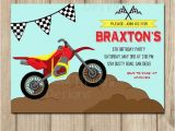Dirt Bike Birthday Invitations Dirt Bike Invitation Motorcycle Invitation Dirt Bike