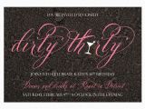 Dirty 30 Birthday Invitations 30th Birthday Party the Dirty 30 B Lovely events