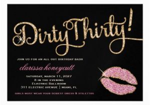 Dirty 30 Birthday Invitations Dirty 30 Birthday Quotes Quotesgram