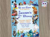 Disney Character Birthday Invitations Disney Invitation Disney Boy Invitation Disney by Cutepixels