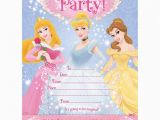 Disney Princesses Birthday Invitations Birthday Invitation Card Disney Princesses Birthday