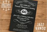 Diy 40th Birthday Invitations Vintage Adult Birthday Invitation Template Diy Printable