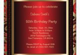 Diy 50th Birthday Invitations 50th Birthday Party Diy Text Invitation Zazzle