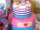 Doc Mcstuffins Birthday Cake Decorations Doc Mcstuffins Fondant Cake How to Party City