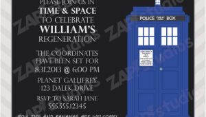 Doctor who Birthday Card Template Free Printable Doctor who Birthday Party Invitations