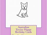 Does Barnes and Noble Have Birthday Cards Australian Terrier Happy Birthday Cards Do It Yourself by