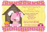 Dog themed Birthday Invitations Dog themed Birthday Party Invitations Dolanpedia