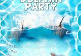 Dolphin Birthday Invitations Printable Free Kids Party Invitations Dolphin Party Invitation