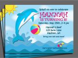 Dolphin Invitations Birthday Dolphin Invitation Printable or Printed with Free Shipping