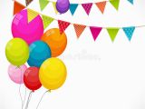 Download Happy Birthday Balloons Banner Color Glossy Happy Birthday Balloons Banner Background