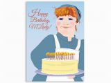 Downton Abbey Birthday Card Mrs Patmore Birthday Card On Etsy
