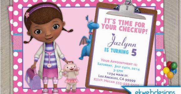 Dr Mcstuffins Birthday Invitations Doc Mcstuffins Birthday Invitations Doctor Mcstuffins