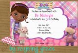 Dr Mcstuffins Birthday Invitations Doc Mcstuffins Party Invitations Doc Mcstuffins Party